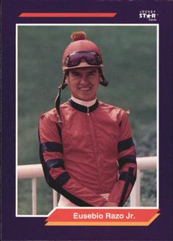 1992 Jockey Star #212 Eusebio Razo Jr. Front